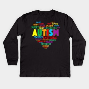 Autism Awareness Shirts 2019 Autism Heart Autism Shirts Kids Long Sleeve T-Shirt